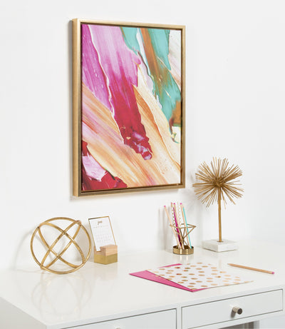 Sylvie Lush Color Acrylic Framed Canvas by Amy Peterson by kateandlaurel - product image 5 for Resin Society