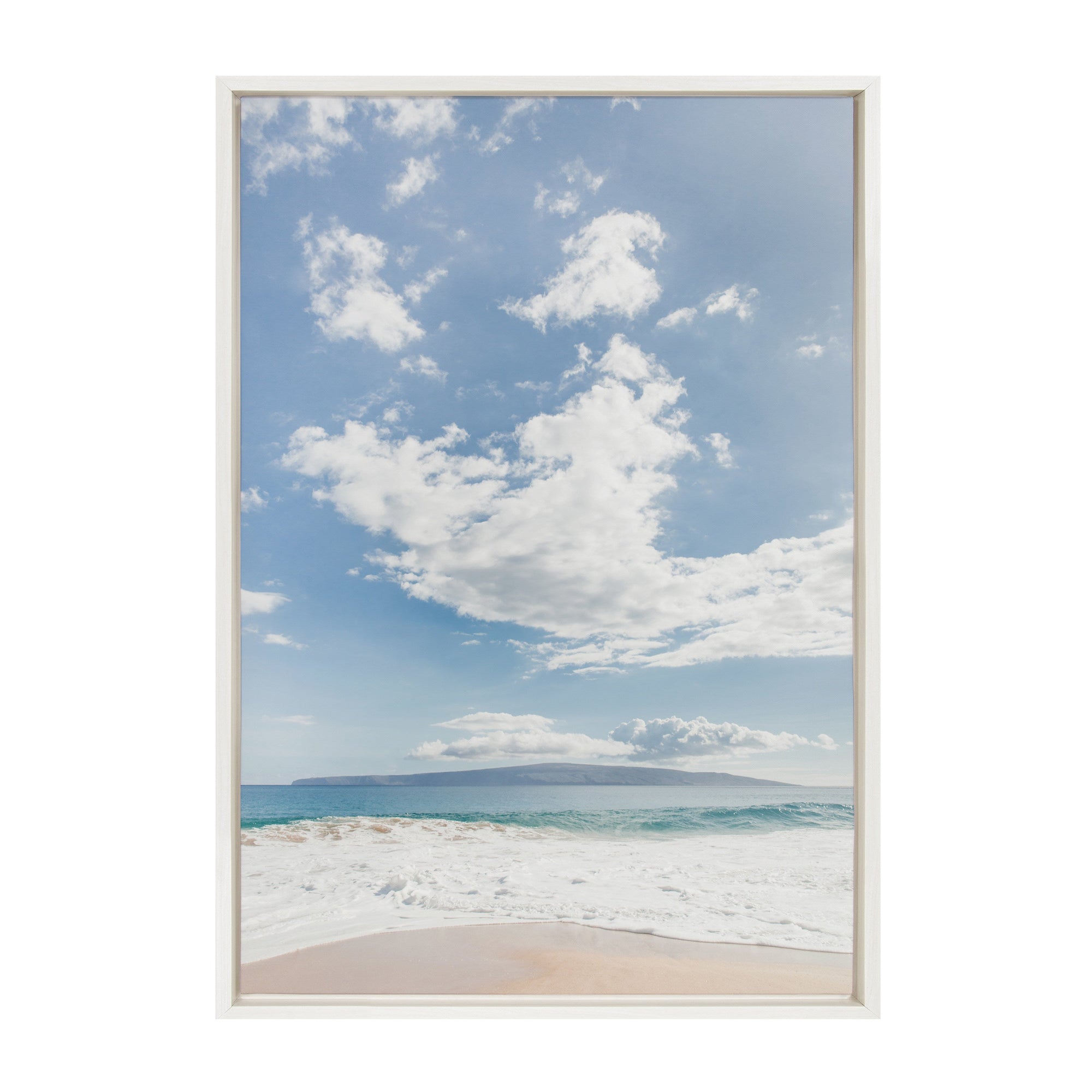 Sylvie Beach Framed Canvas by Alicia Abla by kateandlaurel - product image 10 for Resin Society