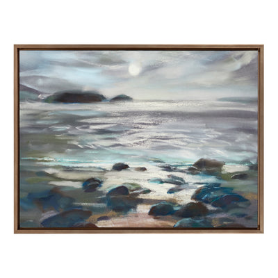 Sylvie Moonlight Becomes You Framed Canvas by Nel Whatmore
