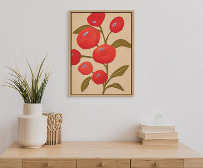 Sylvie Persimmon Framed Canvas by kateandlaurel - product image 10 for Resin Society