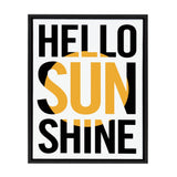Sylvie Hello Sunshine Framed Canvas By Rocket Jack by kateandlaurel - main product image for Resin Society