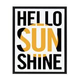 Sylvie Hello Sunshine Framed Canvas By Rocket Jack by kateandlaurel - product image 10 for Resin Society