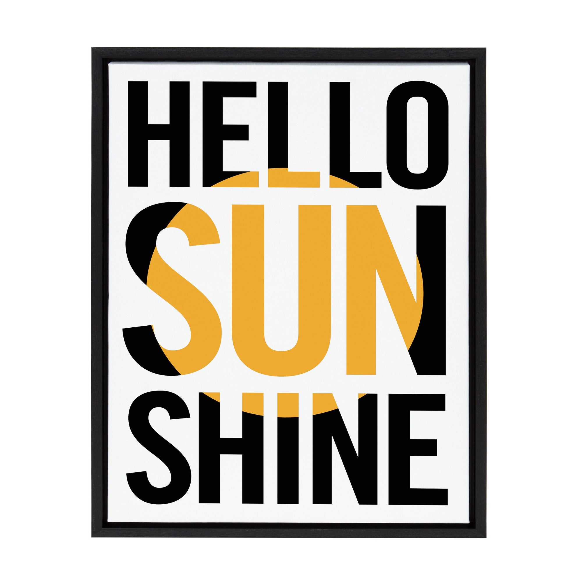 Sylvie Hello Sunshine Framed Canvas By Rocket Jack by kateandlaurel - product image 10 for Resin Society