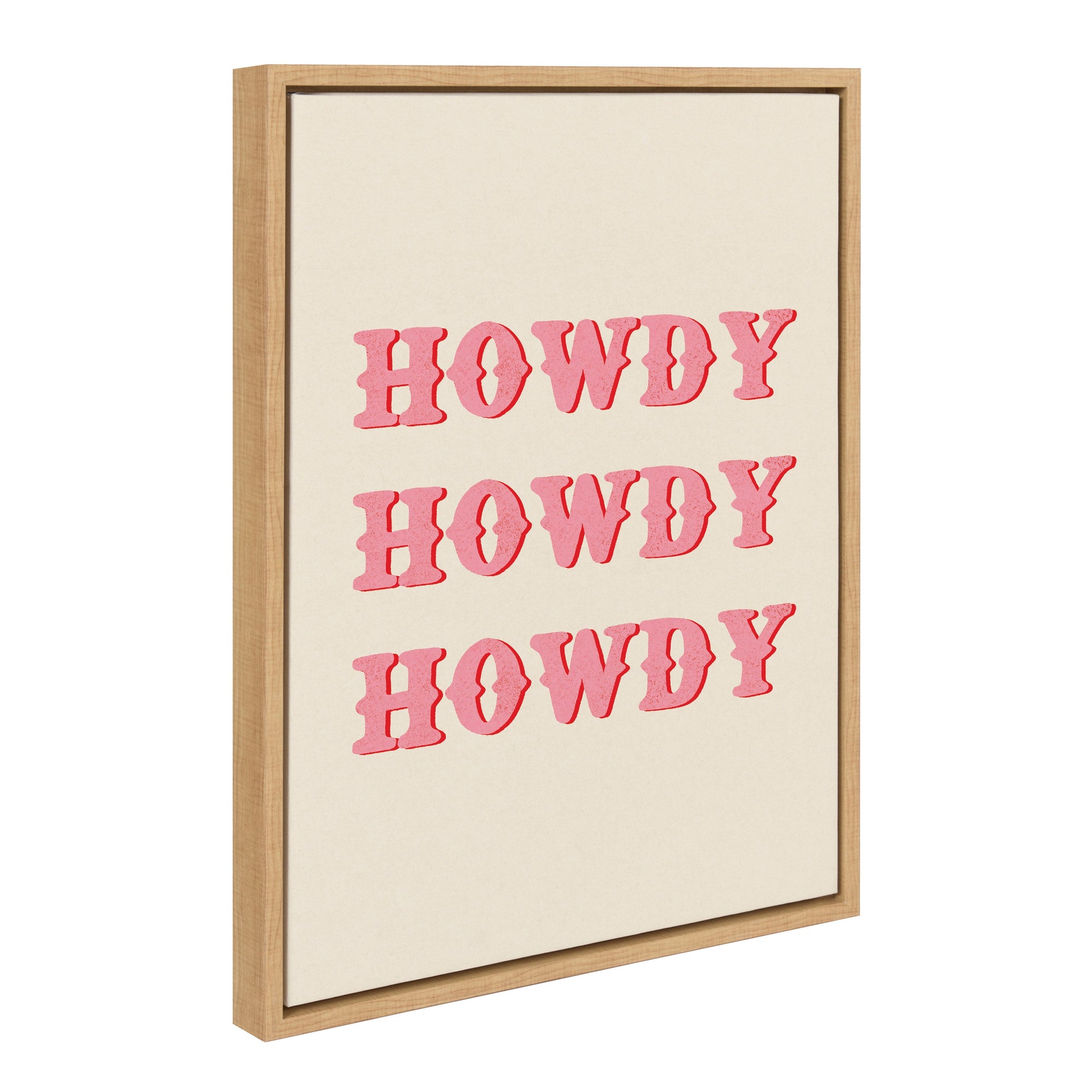 Sylvie Howdy Framed Canvas by Tània García