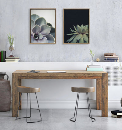 Sylvie Succulent 5 and Succulent 8 Framed Canvas by kateandlaurel - product image 5 for Resin Society