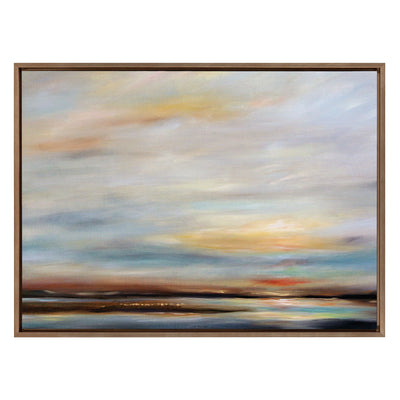 Sylvie Carolina Sunset Framed Canvas by kateandlaurel - product image 2 for Resin Society