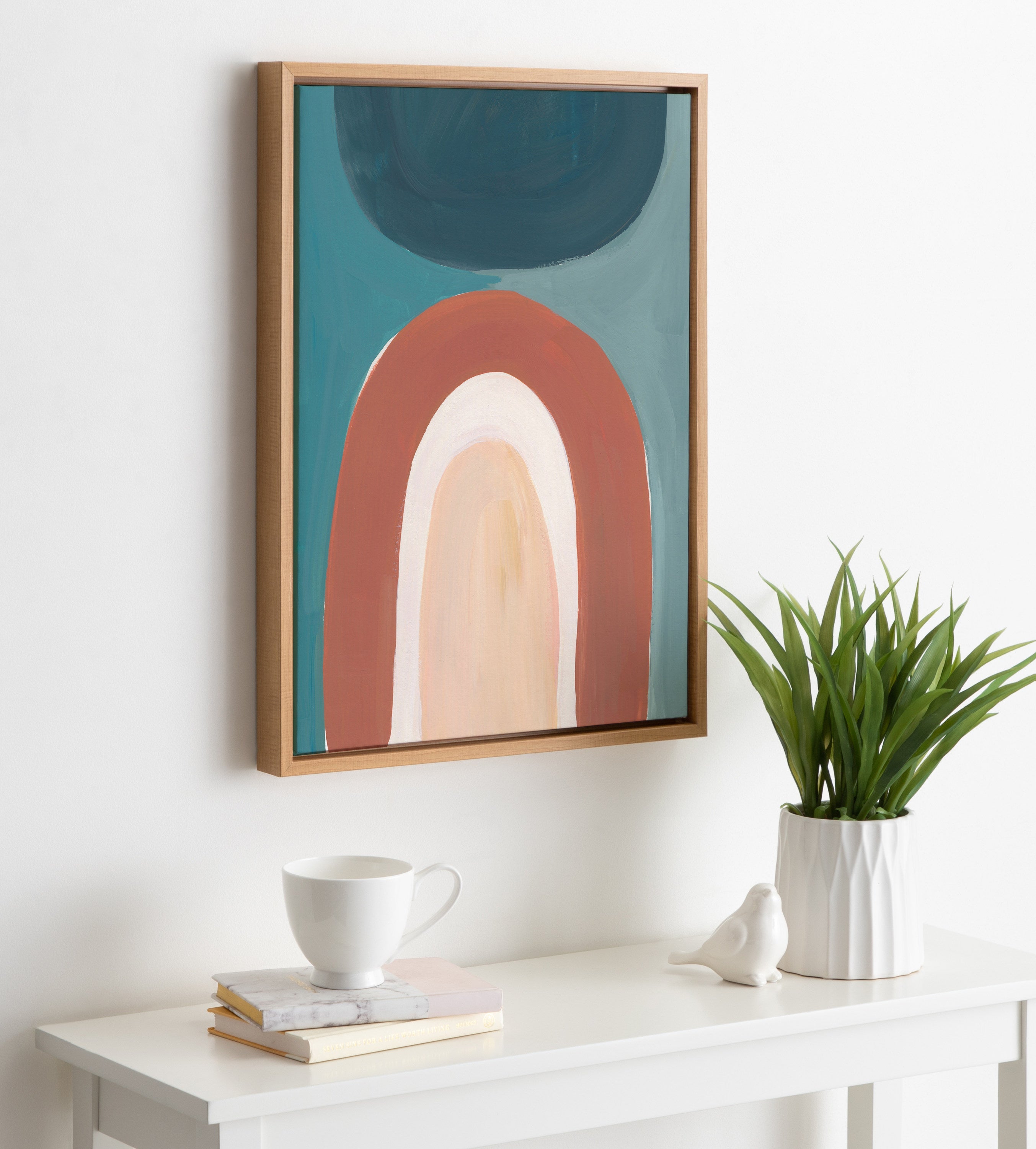 Sylvie Teotitlan Valley Study 1 Framed Canvas by kateandlaurel - product image 4 for Resin Society
