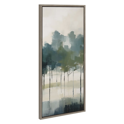 Sylvie Whispering Trees I Framed Canvas by Amy Lighthall