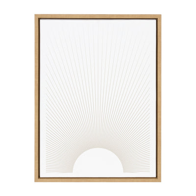 Sylvie Sun Rays Framed Canvas by Rocket Jack by kateandlaurel - product image 9 for Resin Society