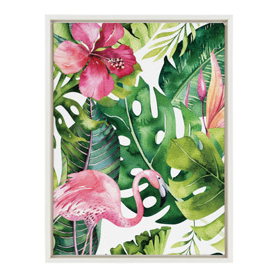 Sylvie Find Flamingo Framed Canvas by kateandlaurel - main product image for Resin Society
