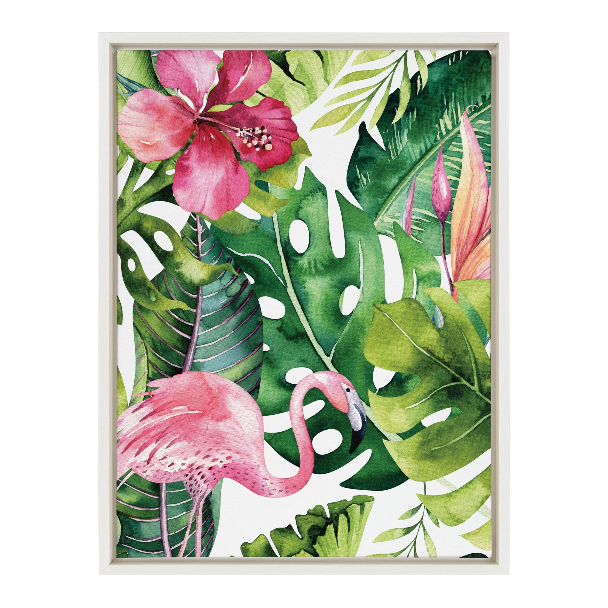 Sylvie Find Flamingo Framed Canvas by kateandlaurel - product image 9 for Resin Society