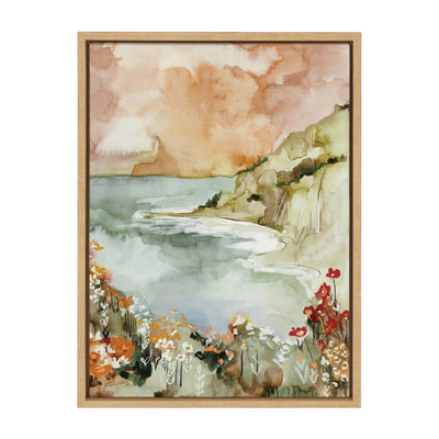 Sylvie Landscape 04 Framed Canvas by Annie Quigley