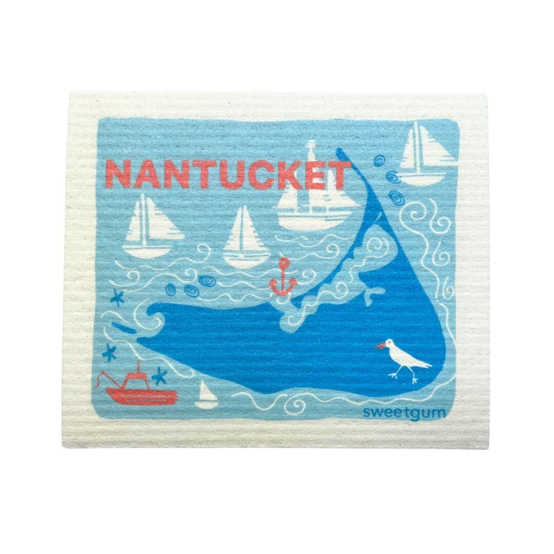 Nantucket Swedish Dishcloth by sweetgum home, LLC - main product image for Resin Society