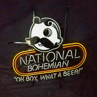 National Bohemian "Oh Boy,What a Beer!“ Neon Signs Light by Neon Signs Land - product image 3 for Resin Society