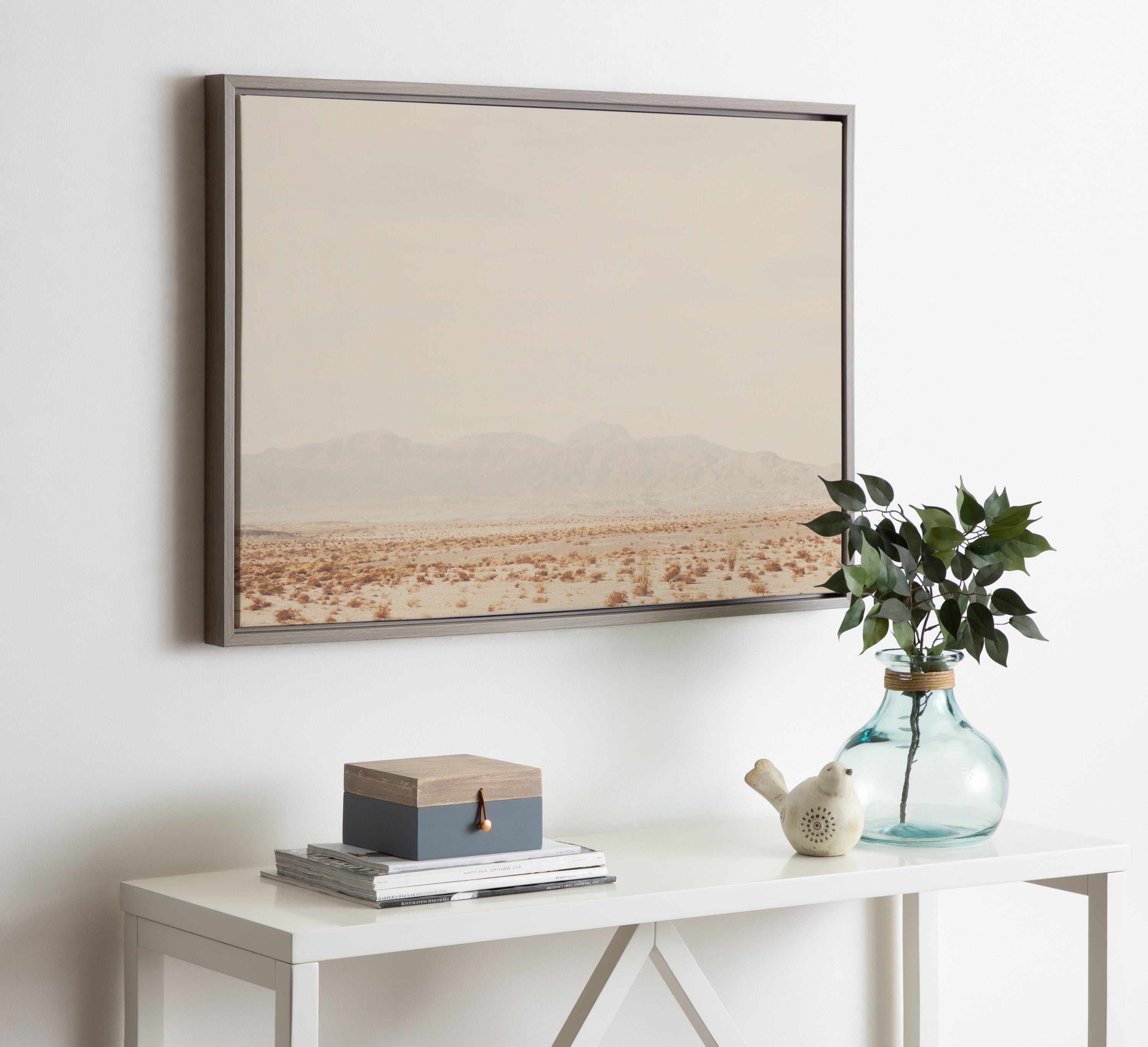 Sylvie California Dreaming Framed Canvas by Laura Evans