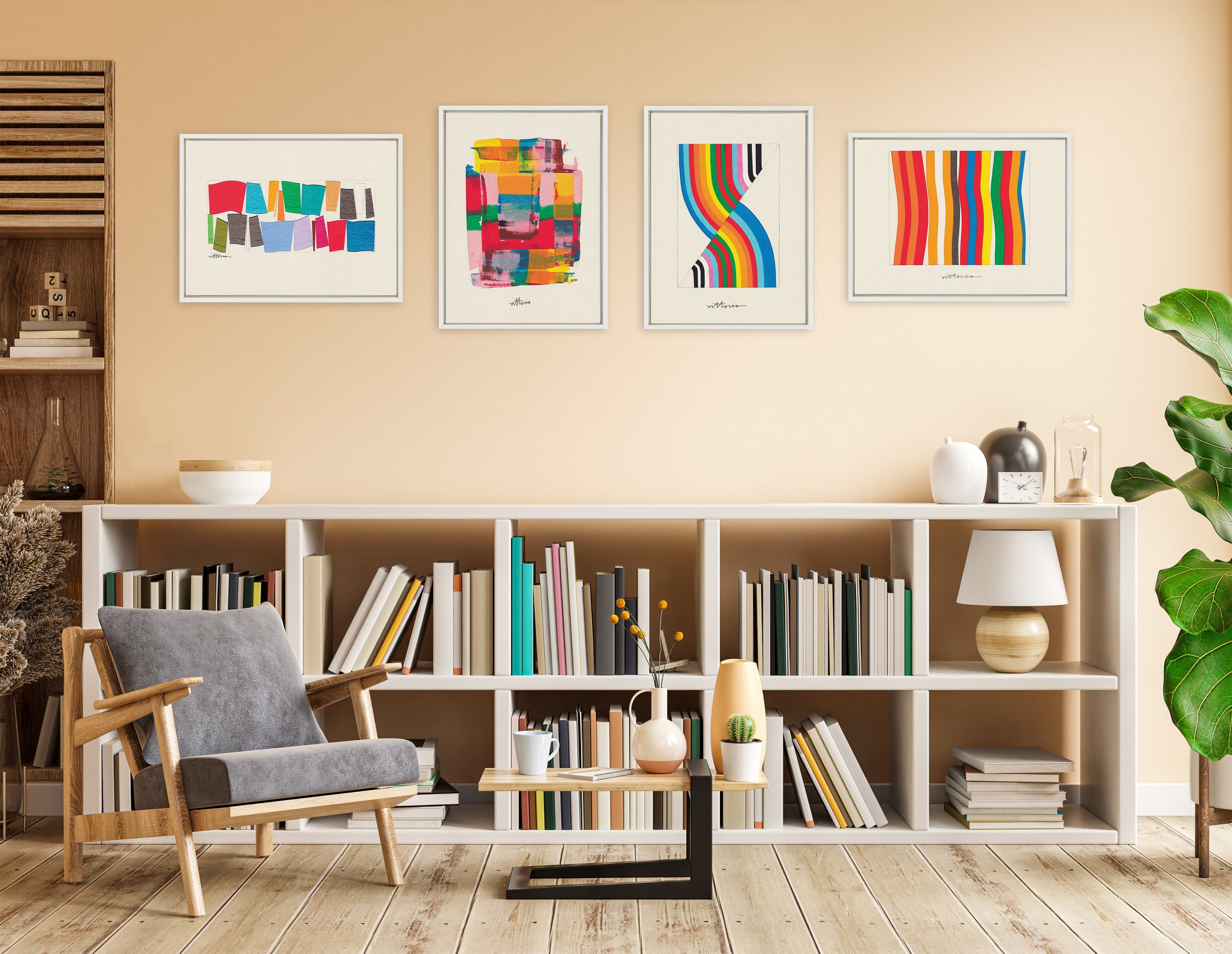 Sylvie Its Always an Almost Framed Canvas by Amber Vittoria