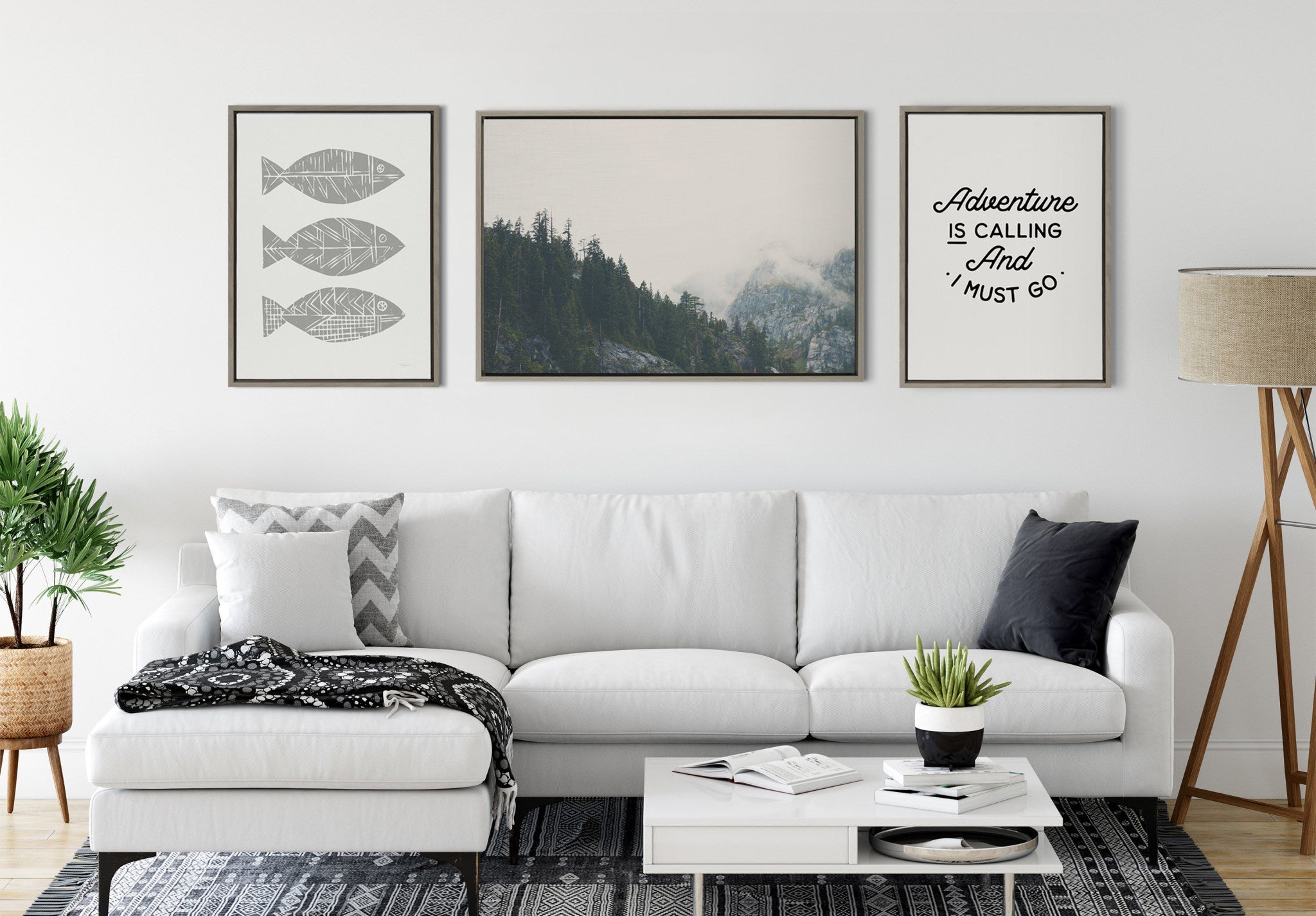 Sylvie The Power of Imagination Framed Canvas by Laura Evans by kateandlaurel - product image 9 for Resin Society