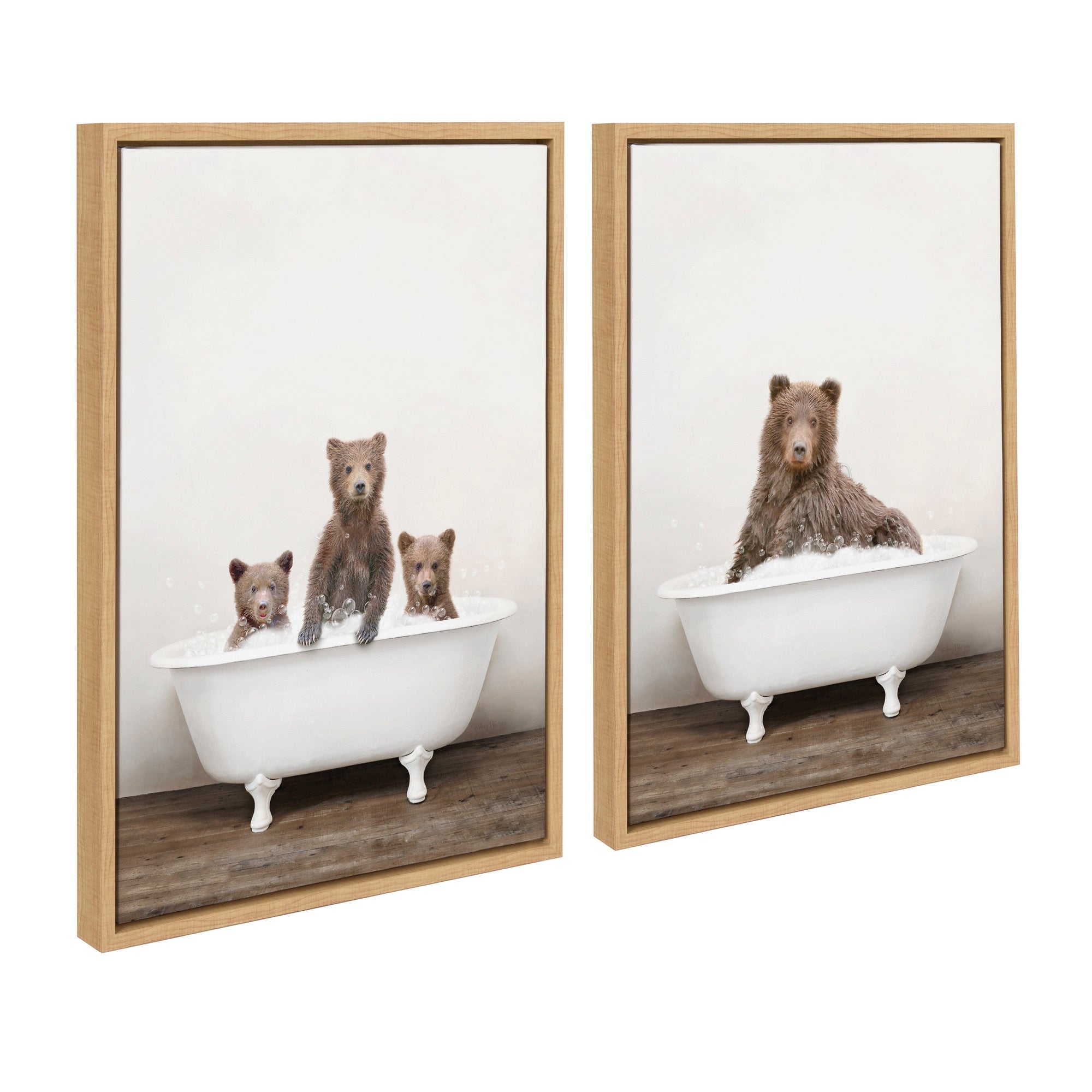 Sylvie Three Bears Rustic Bubble Bath and Bear Rustic Bubble Bath by kateandlaurel - product image 7 for Resin Society