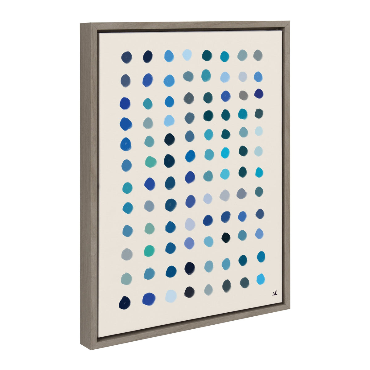 Sylvie Meditation 5 Framed Canvas by kateandlaurel - product image 2 for Resin Society