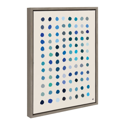 Sylvie Meditation 5 Framed Canvas by kateandlaurel - product image 2 for Resin Society