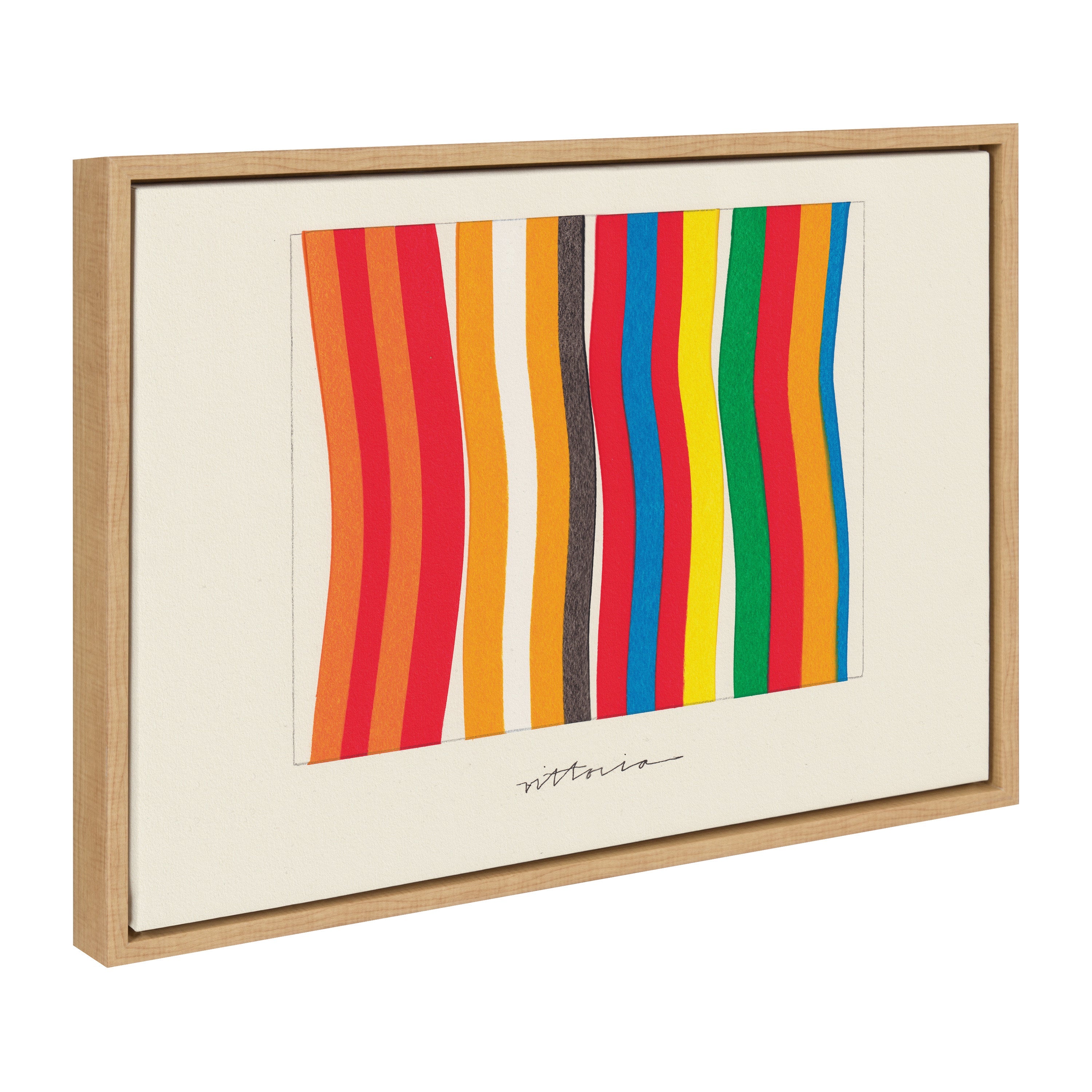 Sylvie Im Parallel to Myself Framed Canvas by Amber Vittoria