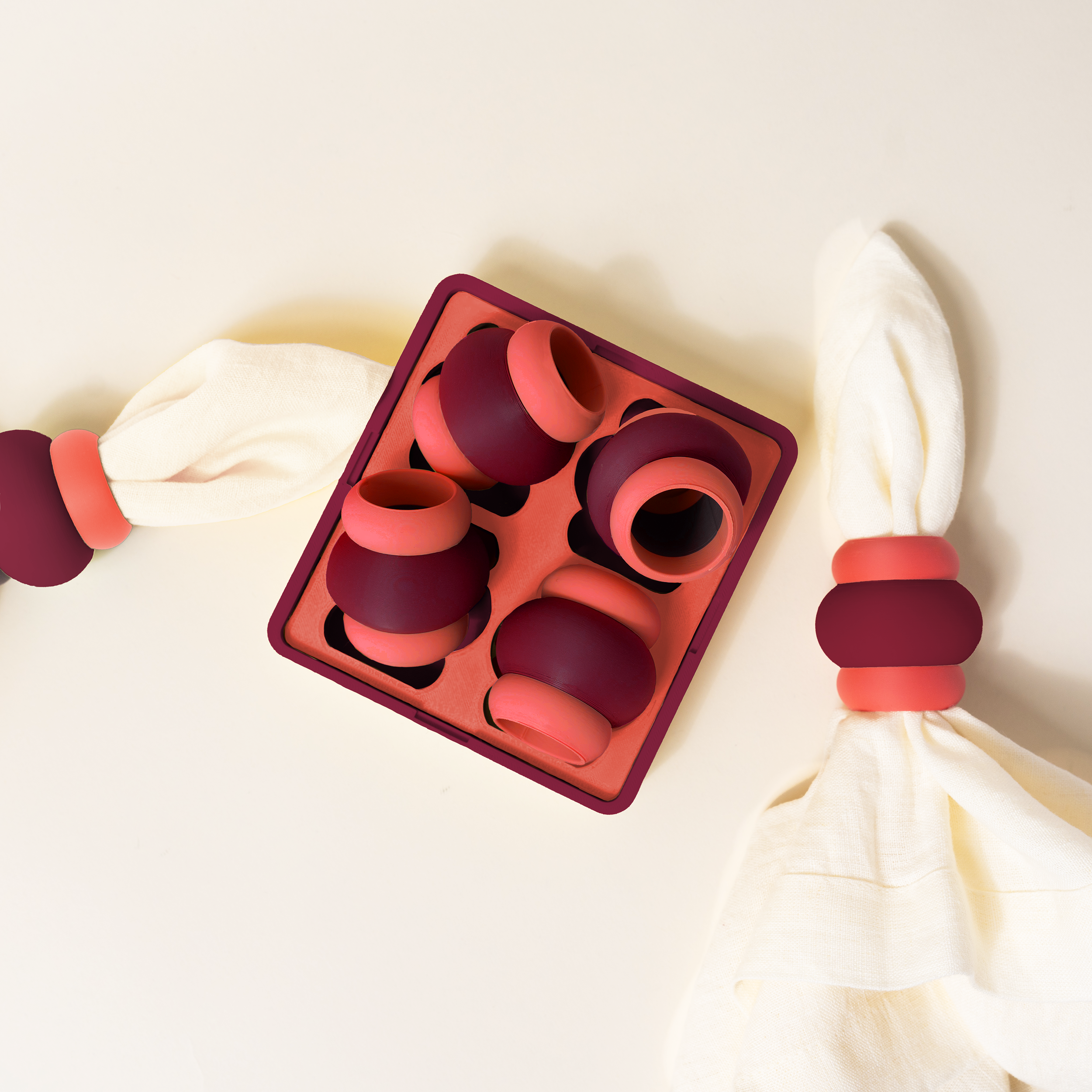 color-block napkin rings by nella home - product image 7 for Resin Society