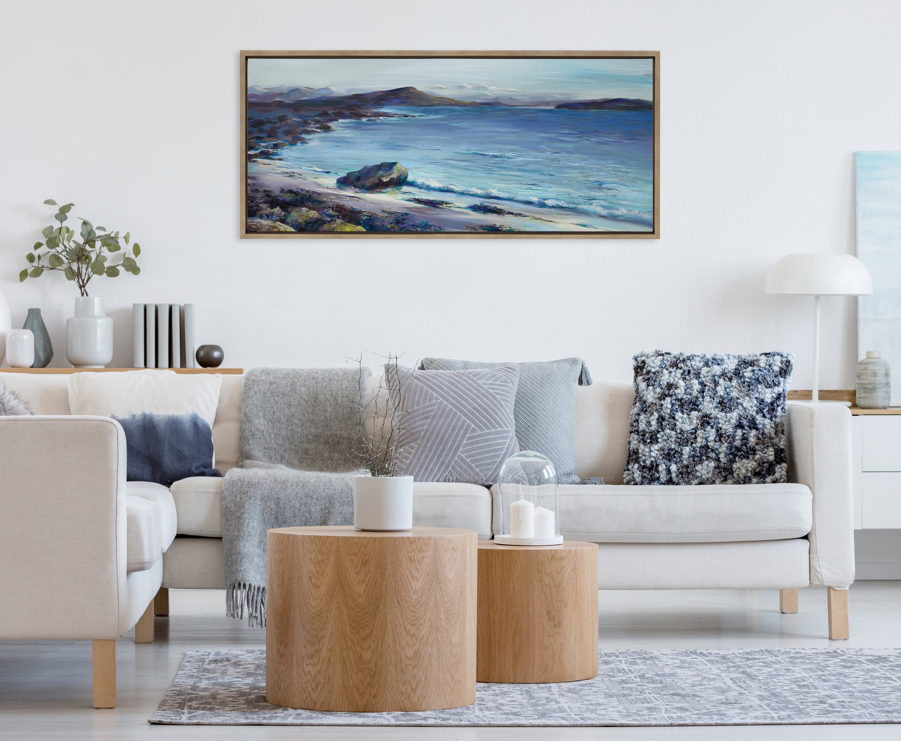 Sylvie From Here Everything is Beautiful Framed Canvas by Nel Whatmore