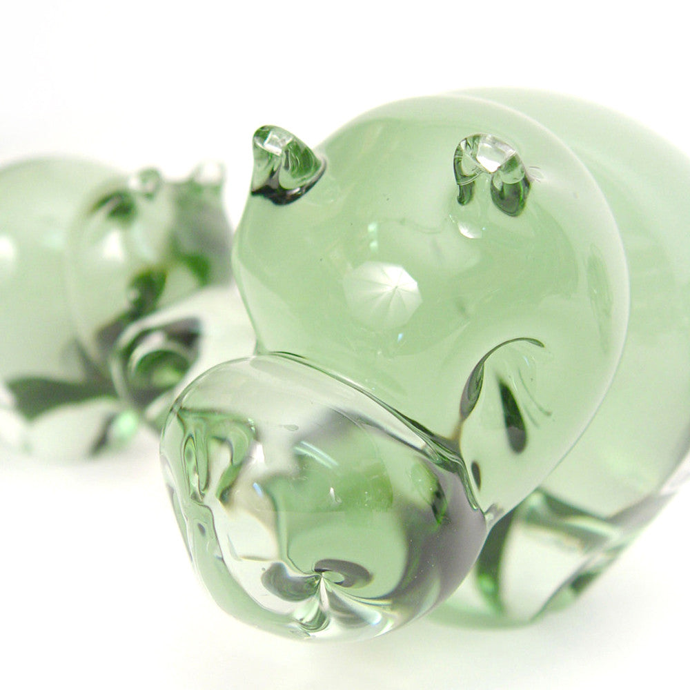 Recycled Glass Hippo by Mbare Ltd - product image 2 for Resin Society
