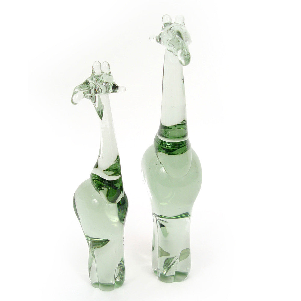 Recycled Glass Giraffe by Mbare Ltd - main product image for Resin Society