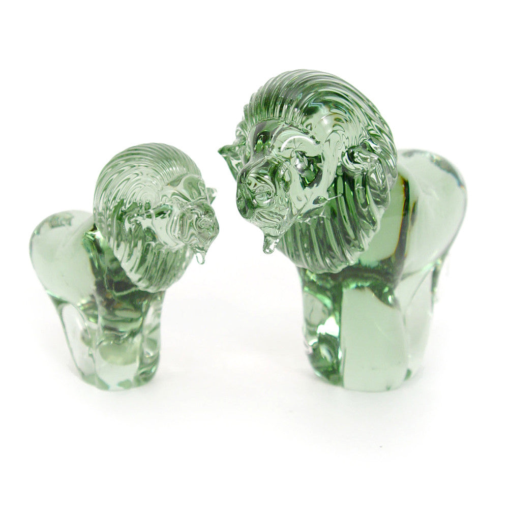Recycled Glass Lion by Mbare Ltd - main product image for Resin Society