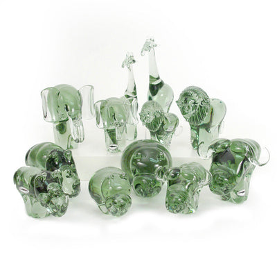 Recycled Glass Hippo by Mbare Ltd - product image 5 for Resin Society
