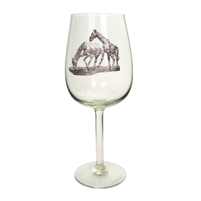 Recycled Glass Pewter Animal Wine Glass by Mbare Ltd - product image 5 for Resin Society