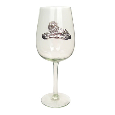 Recycled Glass Pewter Animal Wine Glass by Mbare Ltd - product image 7 for Resin Society