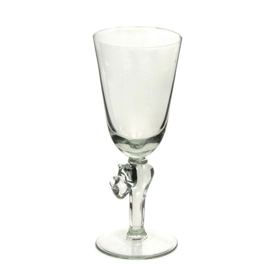 Wine Glass with Animal Stem by Mbare Ltd - main product image for Resin Society