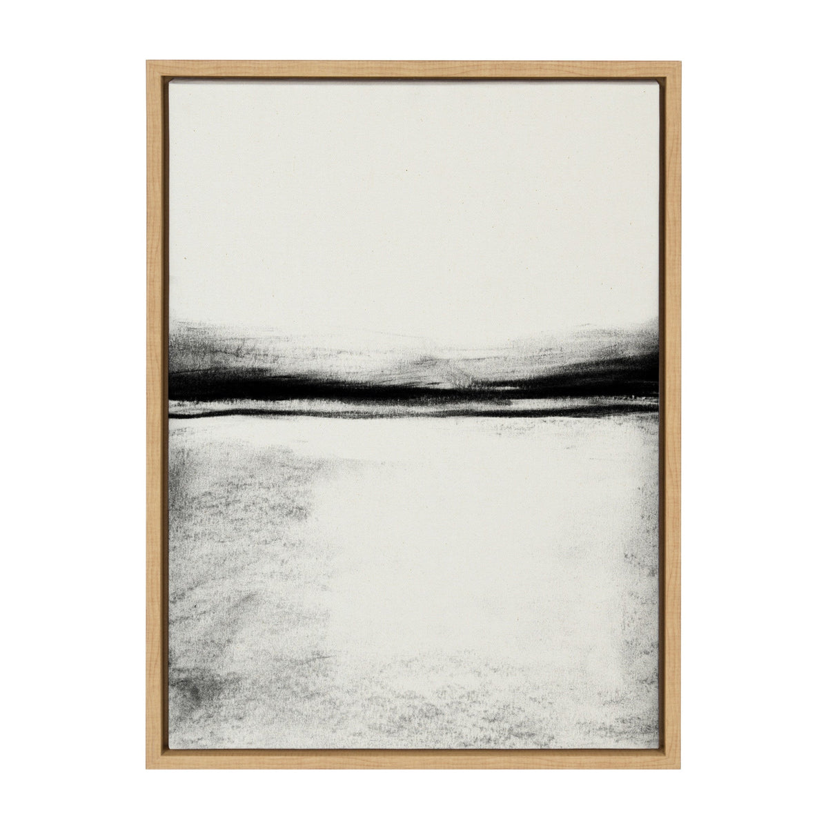 Sylvie 646 Charcoal Landscape Framed Canvas by kateandlaurel - product image 2 for Resin Society