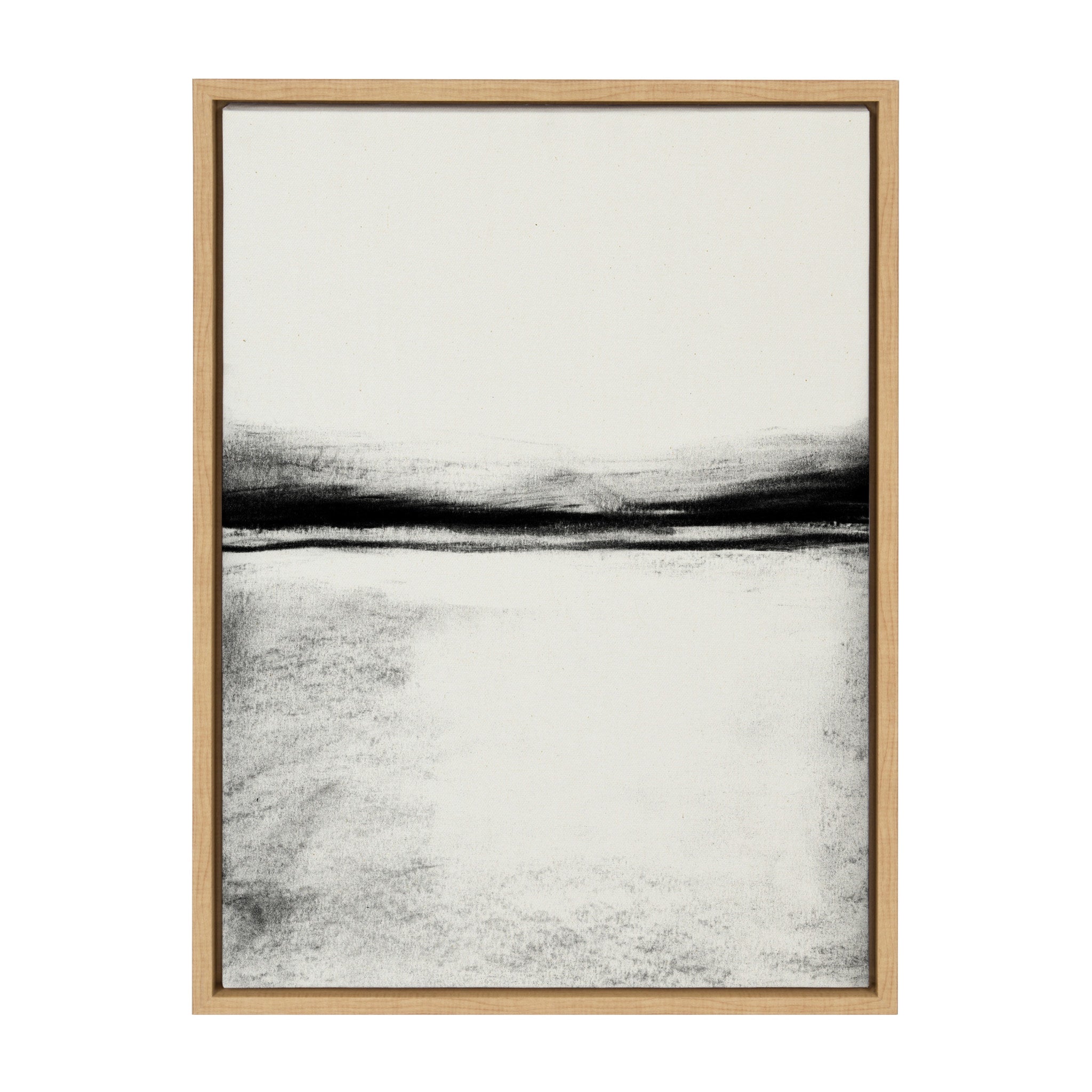 Sylvie 646 Charcoal Landscape Framed Canvas by kateandlaurel - product image 2 for Resin Society