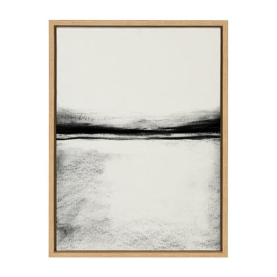 Sylvie 646 Charcoal Landscape Framed Canvas by kateandlaurel - product image 2 for Resin Society