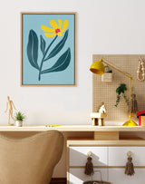 Sylvie Yellow Flower Framed Canvas by kateandlaurel - product image 10 for Resin Society
