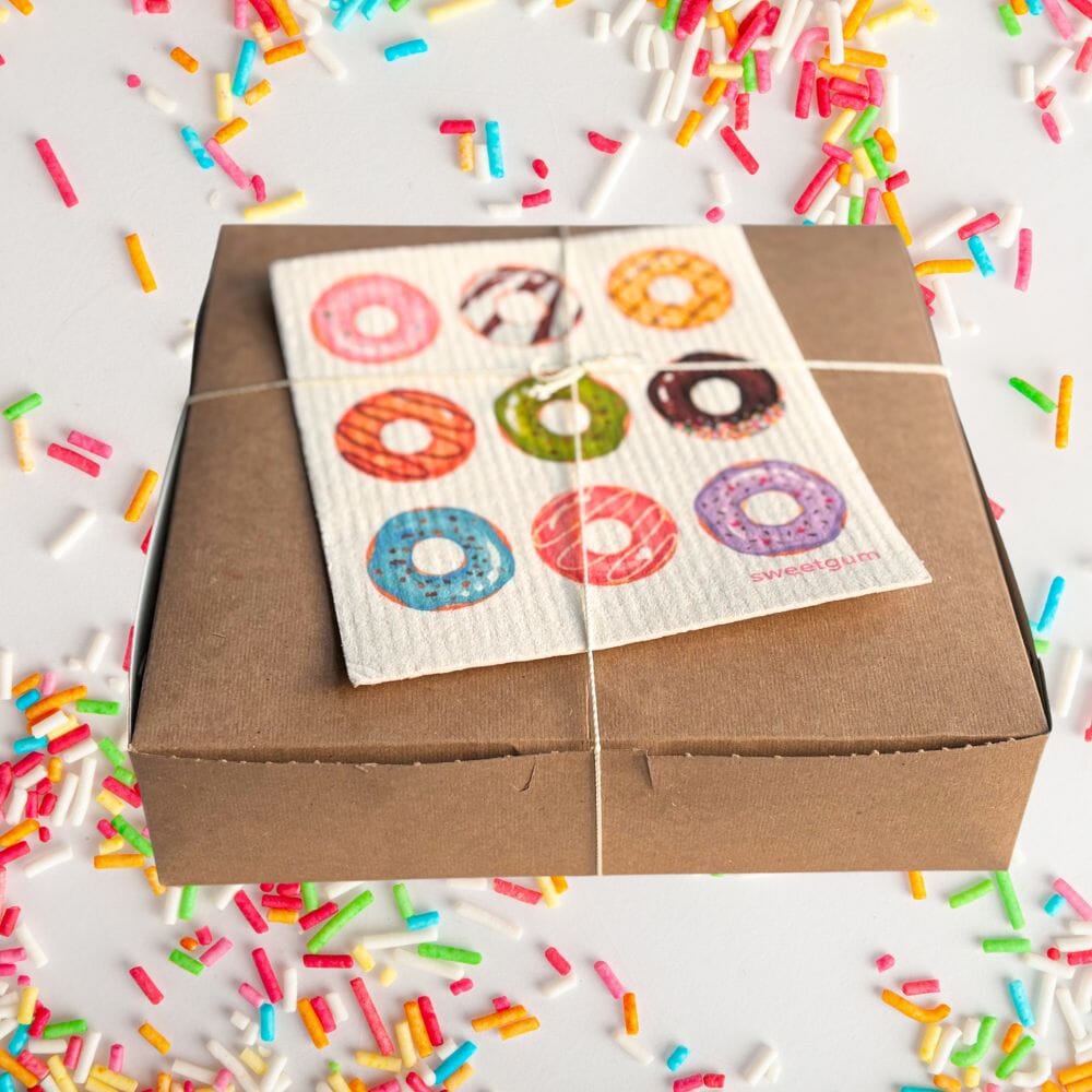 Nine Donuts Swedish dishcloth by sweetgum home, LLC - product image 2 for Resin Society