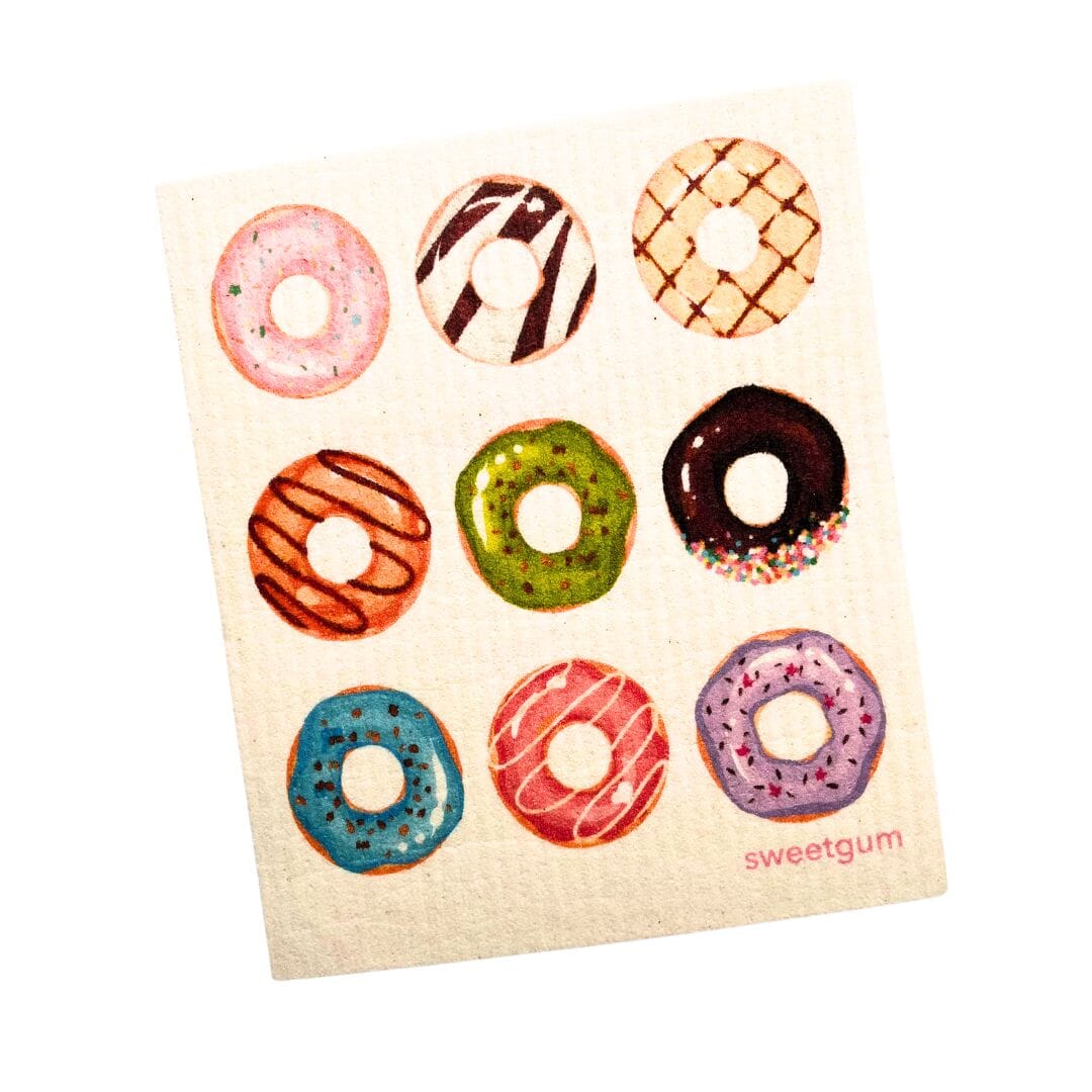 Nine Donuts Swedish dishcloth by sweetgum home, LLC - product image 4 for Resin Society