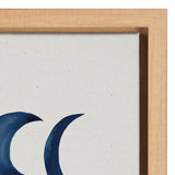 Sylvie Moon Phases Framed Canvas by kateandlaurel - product image 3 for Resin Society
