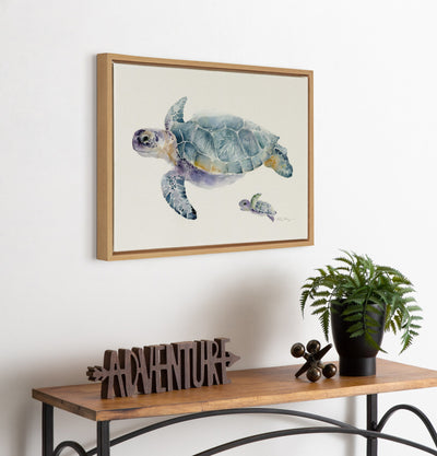 Sylvie Swim Along with Me Framed Canvas by Cathy Zhang by kateandlaurel - product image 7 for Resin Society
