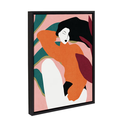 Sylvie Midori Framed Canvas by kateandlaurel - product image 2 for Resin Society
