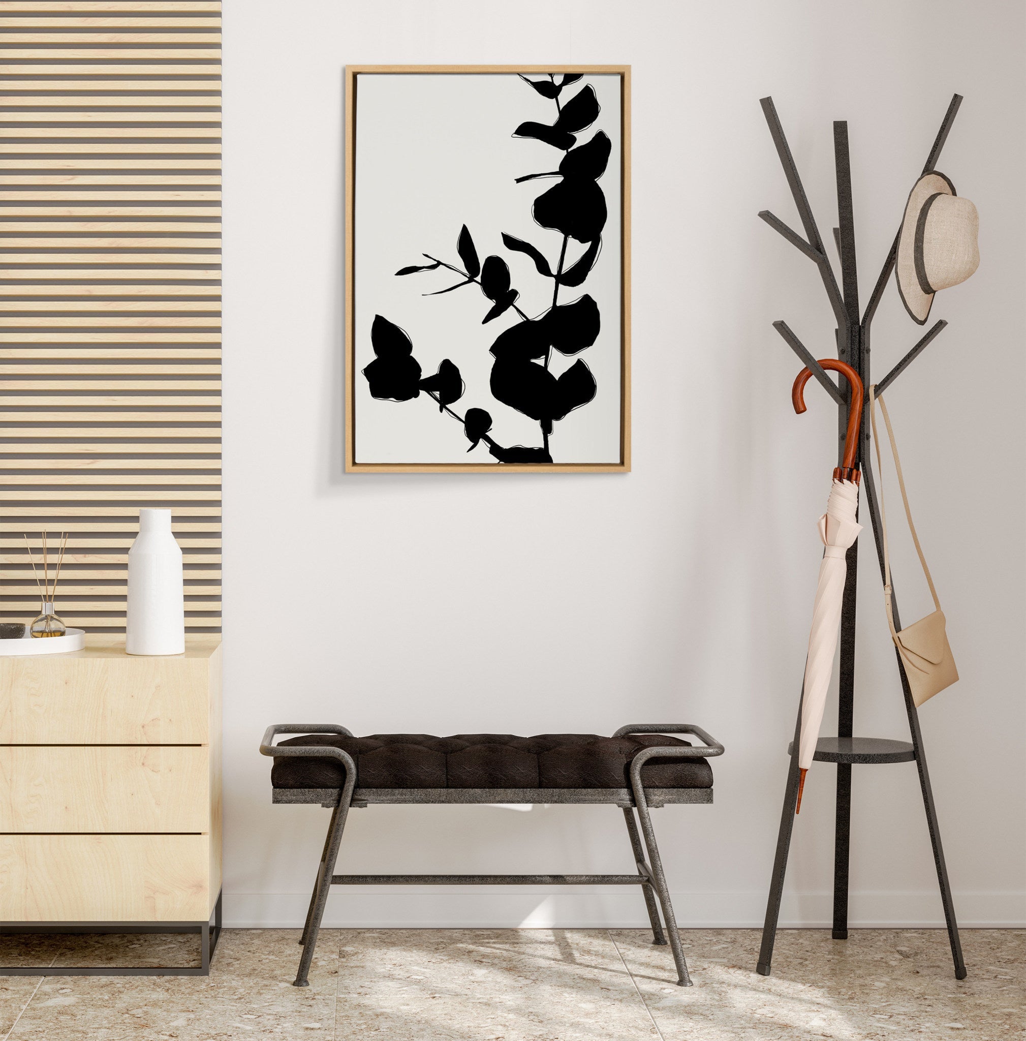 Sylvie BB Branch Framed Canvas by kateandlaurel - product image 7 for Resin Society