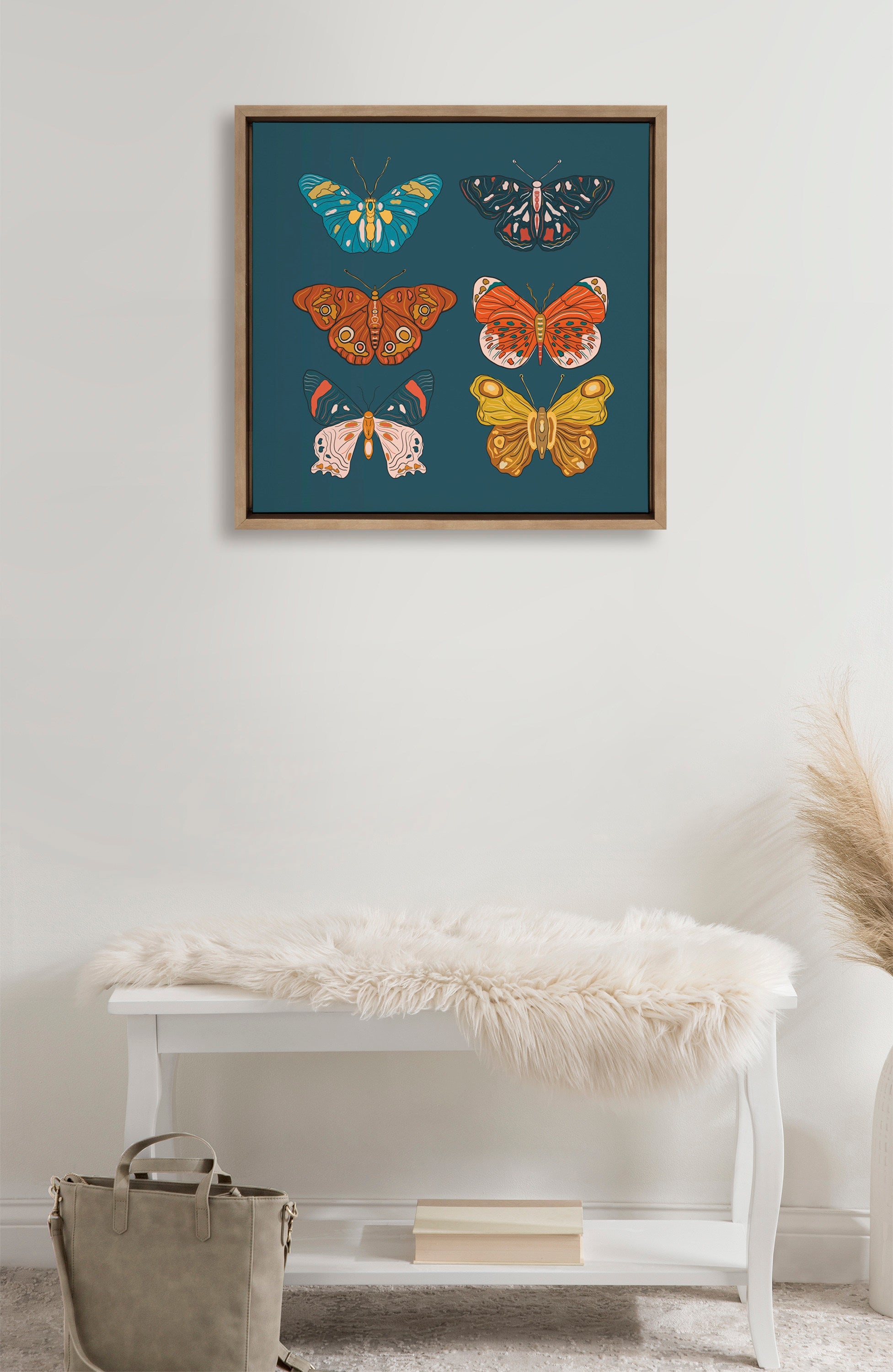 Sylvie Free Wings Framed Canvas by kateandlaurel - product image 10 for Resin Society