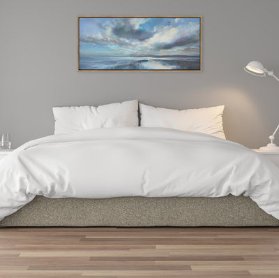 Sylvie The Tide Waits for No Man Framed Canvas by Nel Whatmore