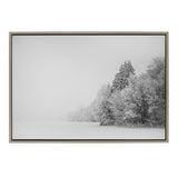 Sylvie Black and White Snow Day Framed Canvas by kateandlaurel - product image 10 for Resin Society