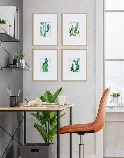 Liev Succulent Framed Print Art Set by kateandlaurel - product image 7 for Resin Society