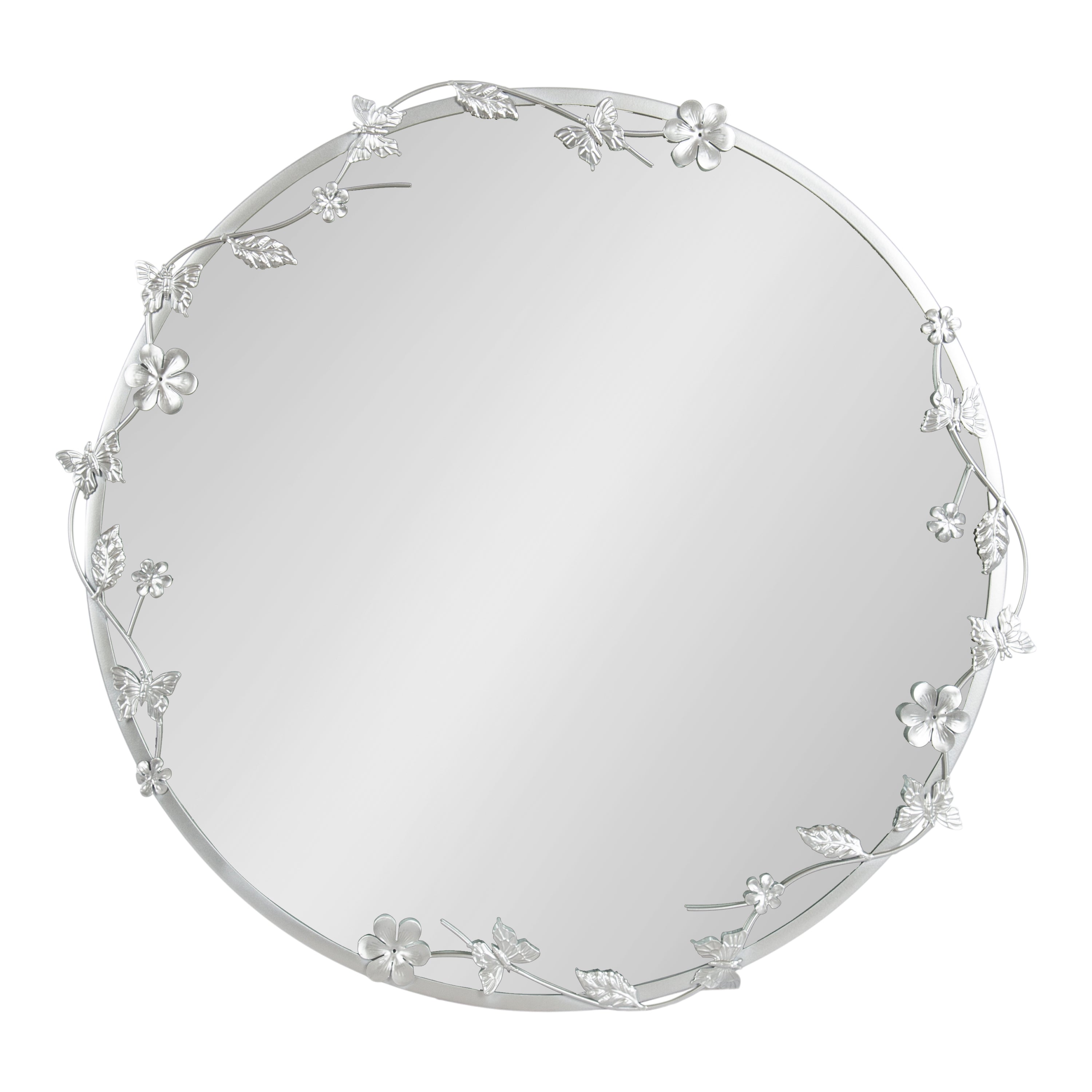 Rosella Floral Wall Mirror Metal