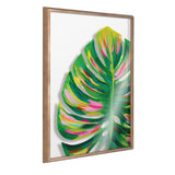 Blake Monstera Framed Printed Art by kateandlaurel - main product image for Resin Society